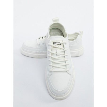 Pantofi Casual Barbati 6616 WHITE | MEI