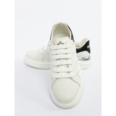 Pantofi Sport Barbati 2202 WHITE-BLACK | MEI