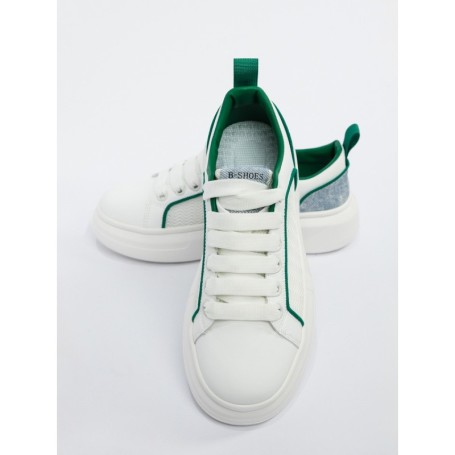 Pantofi Sport Barbati BL850 WHITE-GREEN | MEI