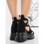 Sandale Dama cu Platforma 3AL105 BLACK | MEI