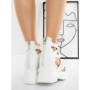 Sandale Dama cu Platforma 3AL105 WHITE | MEI