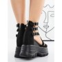 Sandale Dama cu Platforma 3AL108 BLACK | MEI