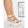 Sandale Dama cu Platforma 5WL27 WHITE | MEI