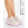 Pantofi Sport Dama cu Platforma 5SJN5 PINK | PANTOFUL