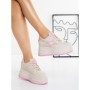 Pantofi Sport Dama cu Platforma 5SJN5 PINK | PANTOFUL