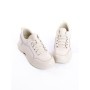 Pantofi Sport Dama din piele naturala N503 CREAM | ADVANCER