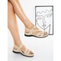 Sandale Dama cu Talpa Joasa 5Q23 BEIGE | MEI