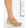 Sandale Dama cu Talpa Joasa 5XJ50 KHAKI | MEI