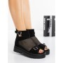Sandale Dama cu Platforma 5HXS5 BLACK | MEI