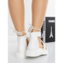 Sandale Dama cu Talpa Joasa 3HXS57 WHITE | MEI