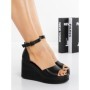 Sandale Dama cu Platforma 3Y20 BLACK | MEI