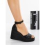 Sandale Dama cu Platforma 3Y20 BLACK | MEI