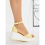 Sandale Dama cu Platforma 5SY17 YELLOW | MEI