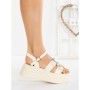 Sandale Dama cu Platforma 88X1162 BEIGE | MEI