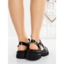 Sandale Dama cu Platforma 5635-3 BLACK | MEI
