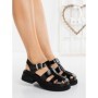 Sandale Dama cu Platforma 5635-3 BLACK | MEI