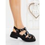Sandale Dama cu Platforma 5635-3 BLACK | MEI