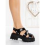 Sandale Dama cu Platforma QY6605 BLACK | MEI