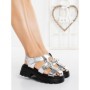 Sandale Dama cu Platforma QY6605 SILVER | MEI