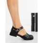 Sandale Dama cu Talpa Joasa 309 BLACK | MEI
