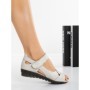 Sandale Dama cu Talpa Joasa 66505 BEIGE | MEI