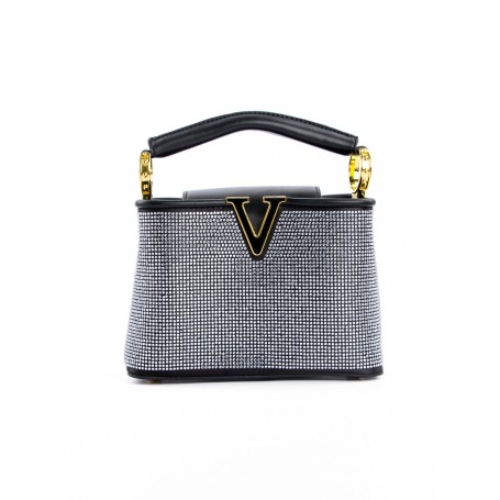 Geanta de mana BZ198 BLACK-SILVER | MEI