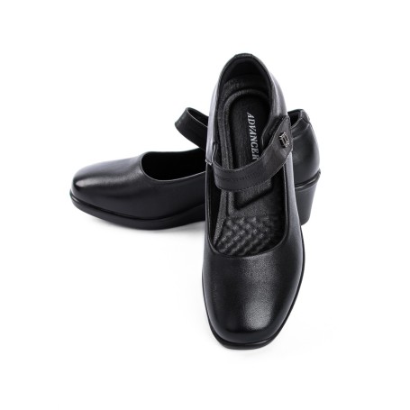 Pantofi cu Platforma 85-12 BLACK | ADVANCER