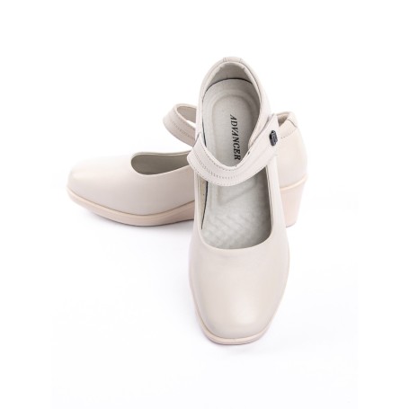 Pantofi cu Platforma 85-12 CREAM | ADVANCER