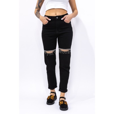 Blugi Dama RF052 NEGRU | MINA