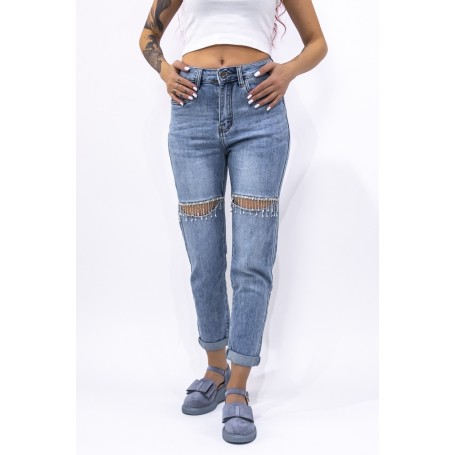 Blugi Dama RF031 ALBASTRU | MINA