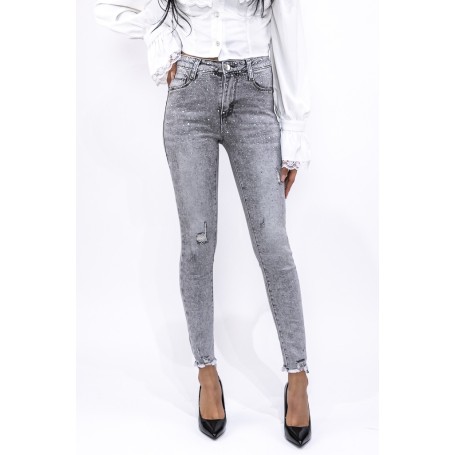 Blugi Dama M1278E GRI | MINA