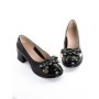 Pantofi cu Toc Gros F30 BLACK | ADVANCER