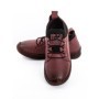 Pantofi Casual Dama din piele naturala 2051X WINE | ADVANCER