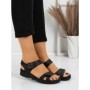 Sandale Dama cu Talpa Joasa 5Q22 BLACK | MEI