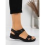 Sandale Dama cu Talpa Joasa 5Q22 BLACK | MEI