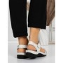 Sandale Dama cu Talpa Joasa 5Q22 WHITE | MEI