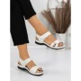 Sandale Dama cu Talpa Joasa 5Q22 WHITE | MEI