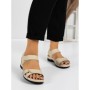 Sandale Dama cu Talpa Joasa 5Q22 BEIGE | MEI