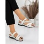 Sandale Dama cu Talpa Joasa 5Q23 WHITE | MEI