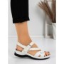 Sandale Dama cu Talpa Joasa 5Q23 WHITE | MEI