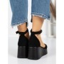 Sandale Dama cu Platforma 5SY17 BLACK | MEI