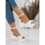 Sandale Dama cu Platforma 5SY17 WHITE | MEI