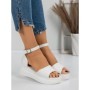 Sandale Dama cu Platforma 5H8 WHITE | MEI