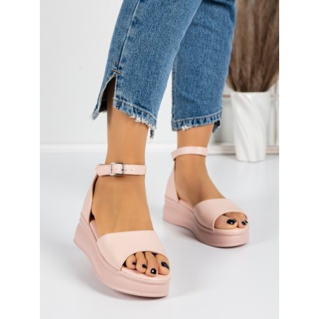 Sandale Dama cu Platforma 5H8 PINK | MEI