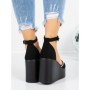 Sandale Dama cu Platforma 5SY16 BLACK | MEI
