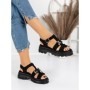 Sandale Dama cu Platforma 5HXS10 BLACK | MEI