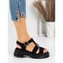 Sandale Dama cu Platforma 5HXS10 BLACK | MEI