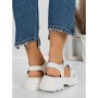 Sandale Dama cu Platforma 5HXS10 WHITE | MEI