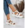 Sandale Dama cu Platforma 5HXS10 WHITE | MEI