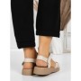 Sandale Dama cu Talpa Joasa A01 BEIGE | MEI